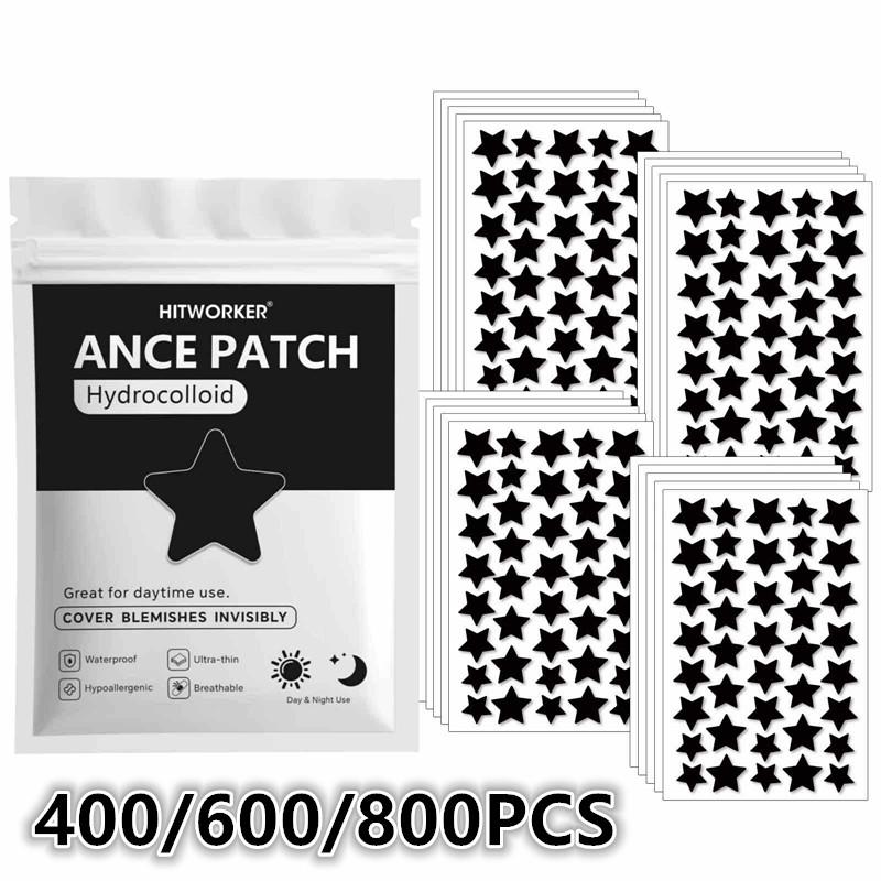 Hydrocolloid Pimple Patch - 400/600/800 Unidades de Adesivos Hidrocoloides em