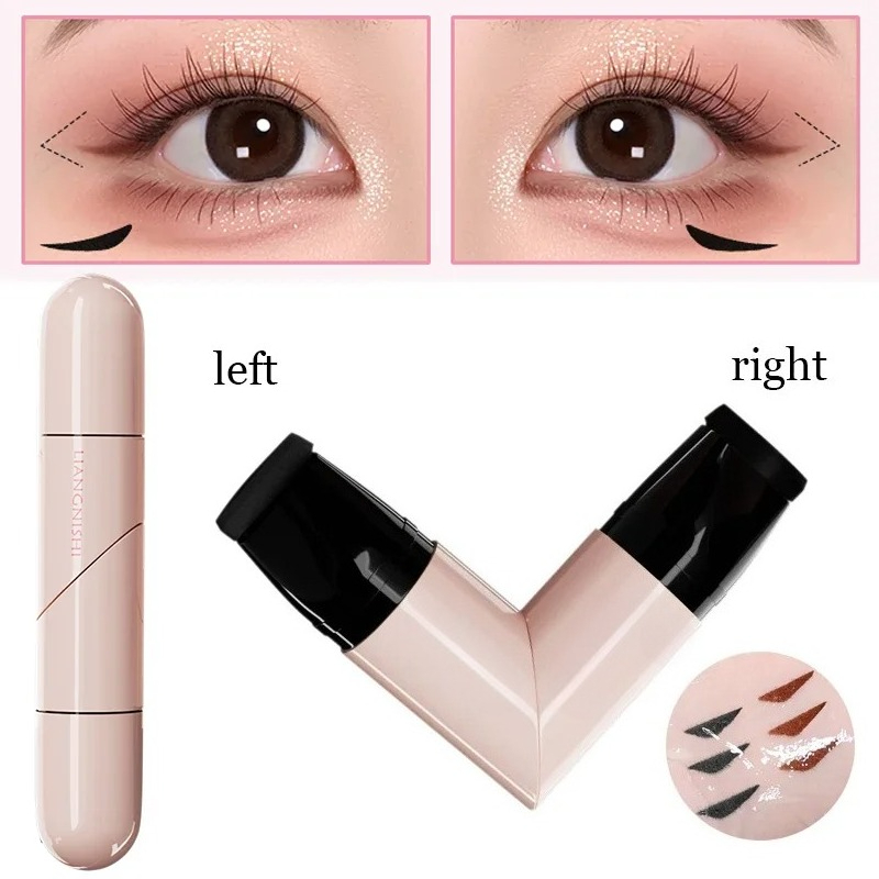 Waterproof Liquid Eyeliner Pen - 1pc girar delineador selo integrado ponta