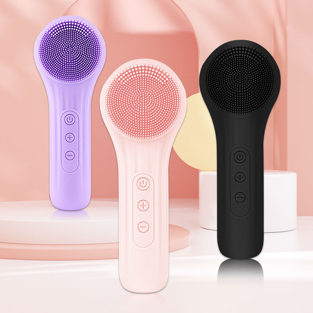 Silicone Face Scrubber Electric - Sonic silicone escova facial limpador vibração