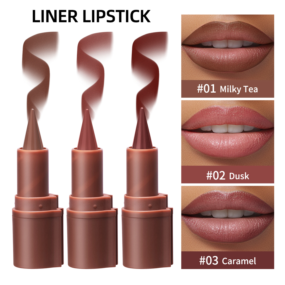 Matte Velvet Lip Tint Long Lasting - Lápis Labial Gradiente 5 Tons Matte