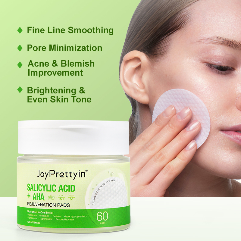 Salicylic Acid Blackhead Remover - Almofadas esfoliantes de ácido salicílico, controle
