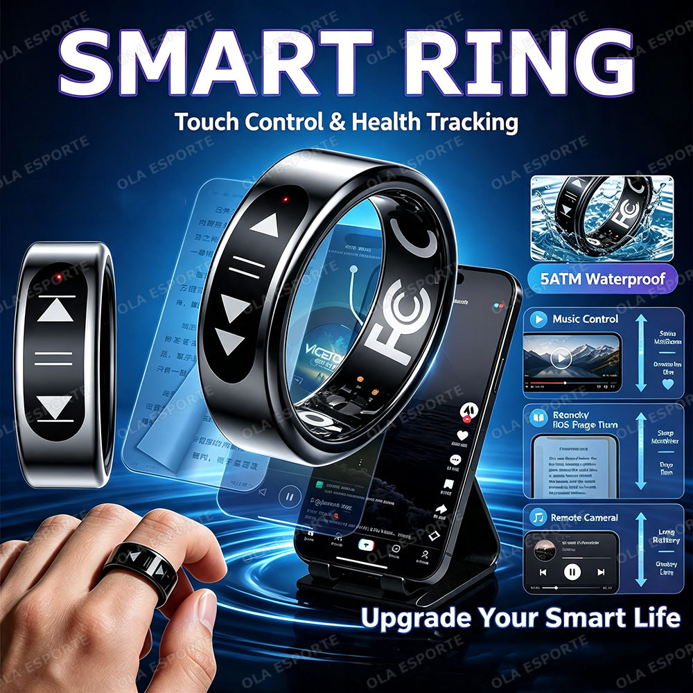 Health Monitors - Novo Anel Inteligente com Controle por