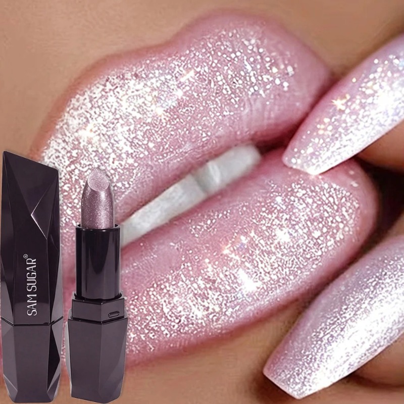 Matte Velvet Lip Tint Long Lasting - Batom Hidratante e Impermeável com Glitter