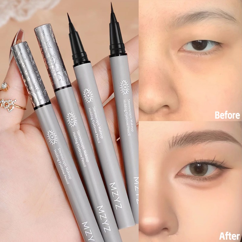 Waterproof Liquid Eyeliner Pen - Lápis de sobrancelha ultrafino, sombra de
