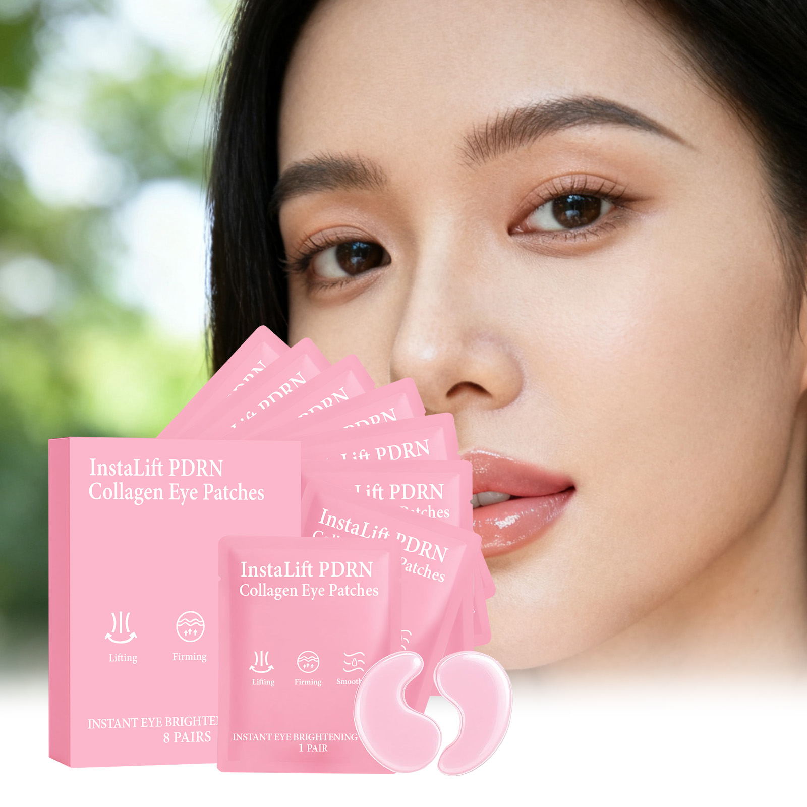 Collagen Under Eye Patches - Instalift PDRN Colágeno Eye Patches Anti