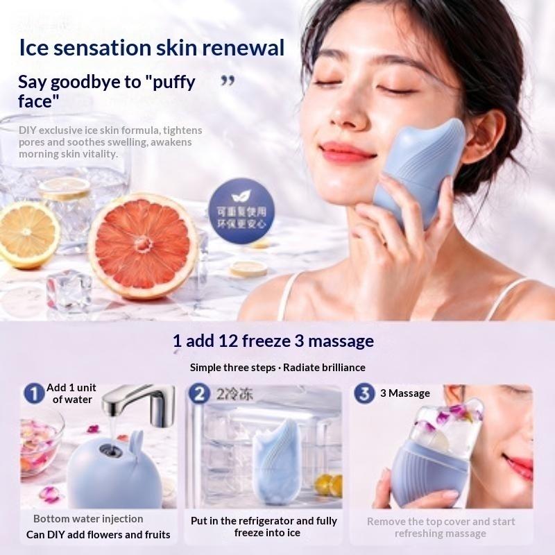 Molde de Silicone Reutilizável - Face Ice Roller Puffiness avaliação e preço