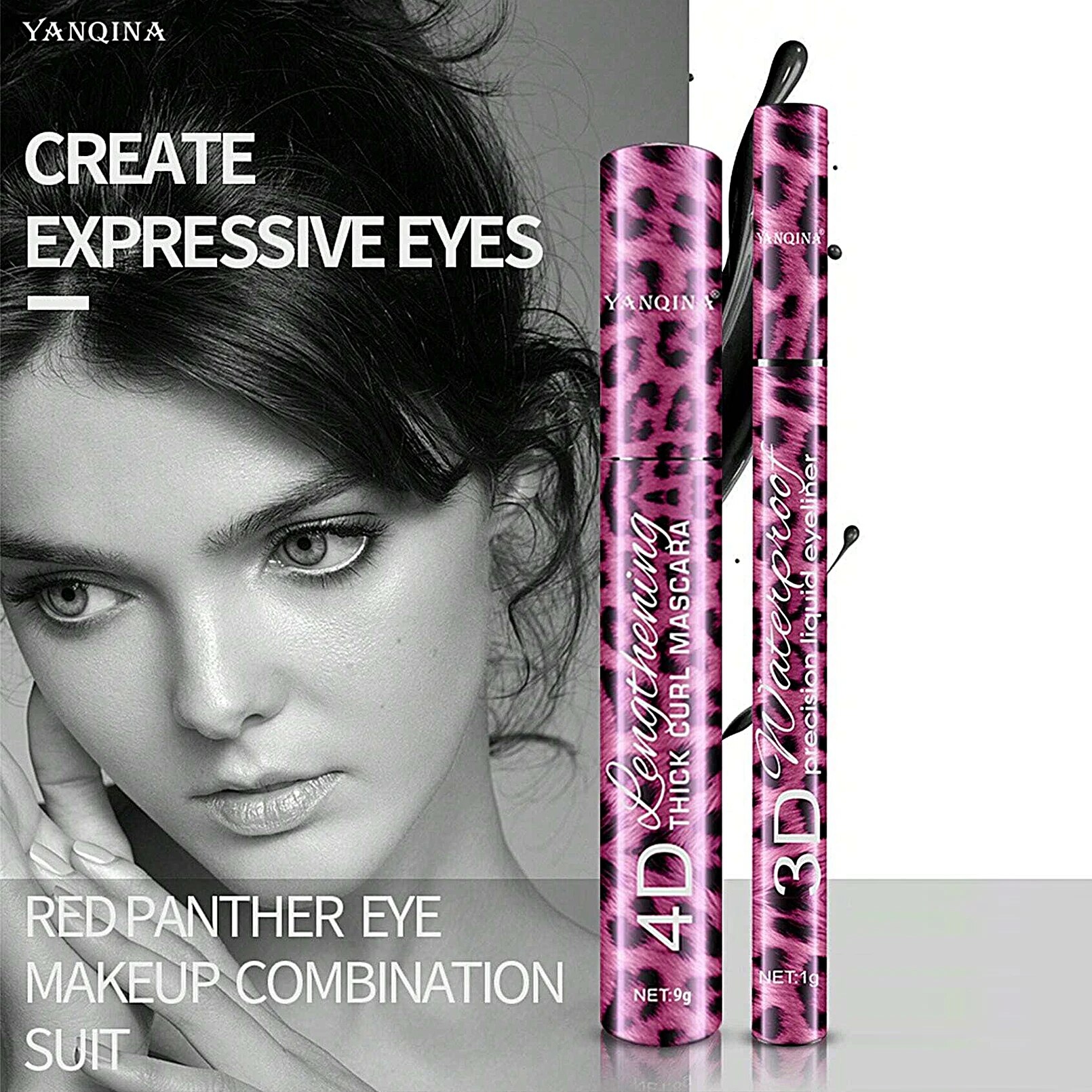 YANQINA-Lápis Delineador Líqui - Waterproof Liquid Eyeliner Pen avaliação e preço