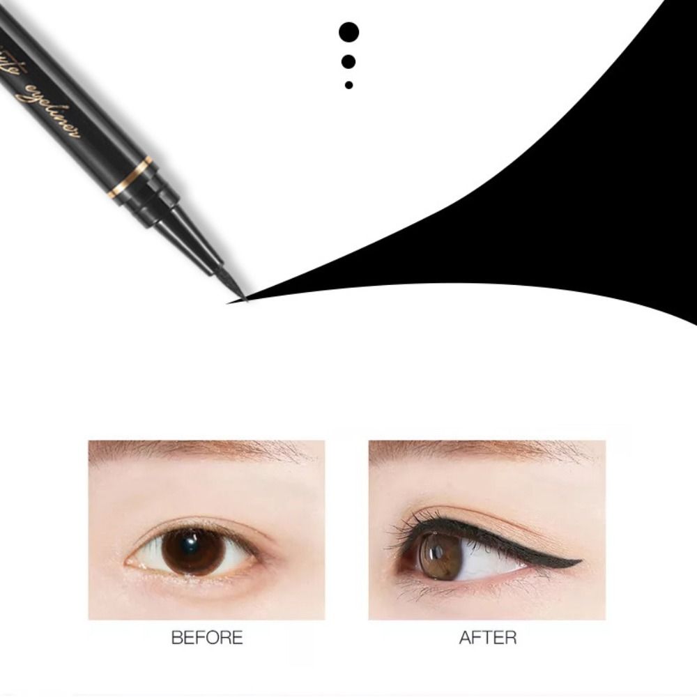 Novo Delineador Líquido Preto  - Waterproof Liquid Eyeliner Pen avaliação e preço