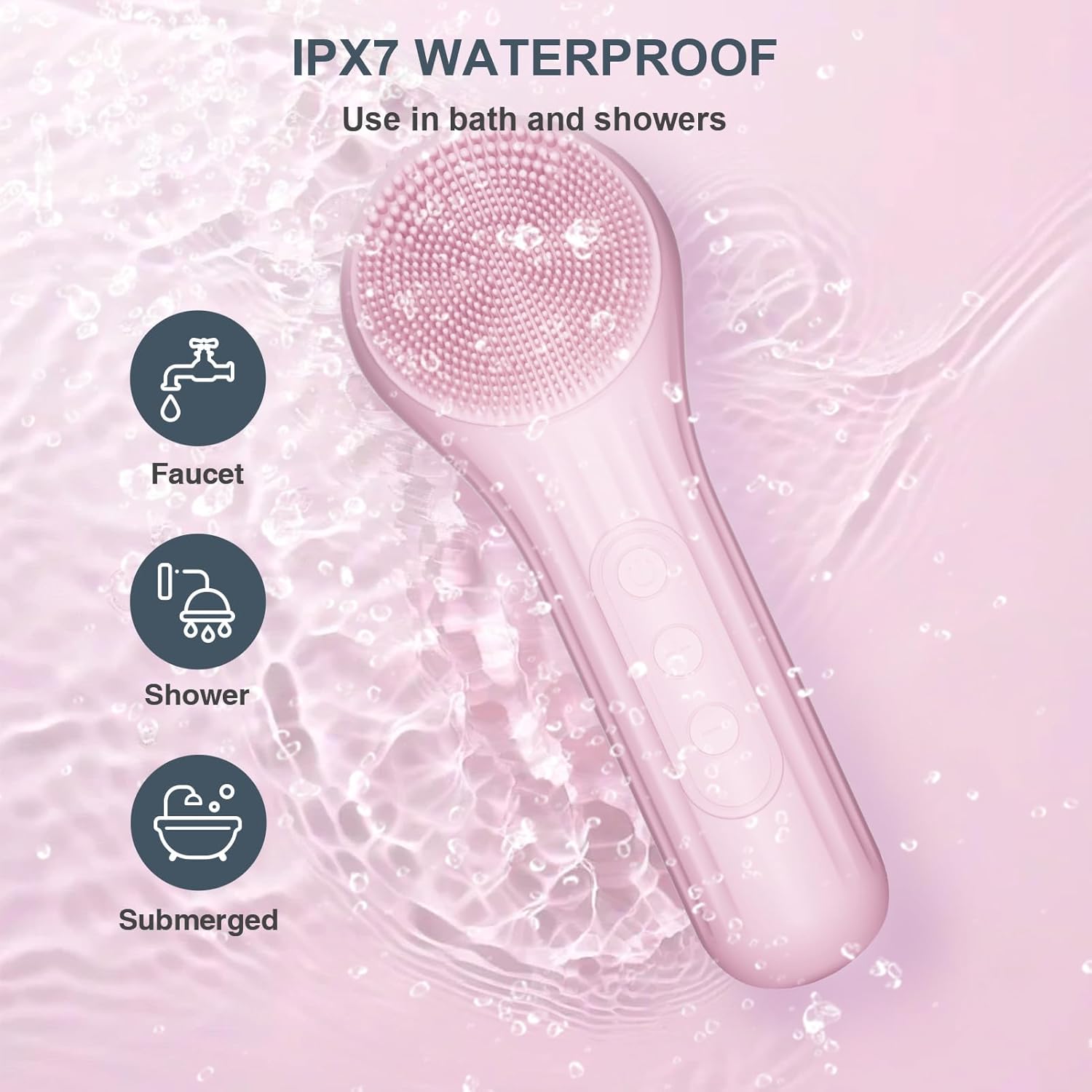 Purificador facial de silicone - Silicone Face Scrubber Electric avaliação e preço