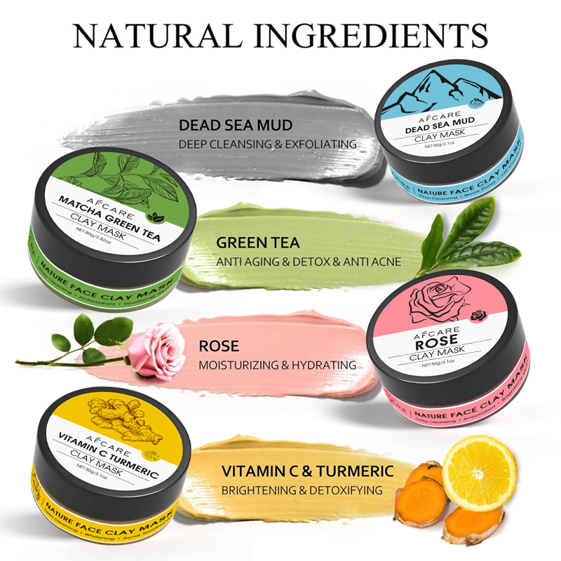 Conjunto de máscara facial de  - Green Tea Cleansing Clay Mask avaliação e preço