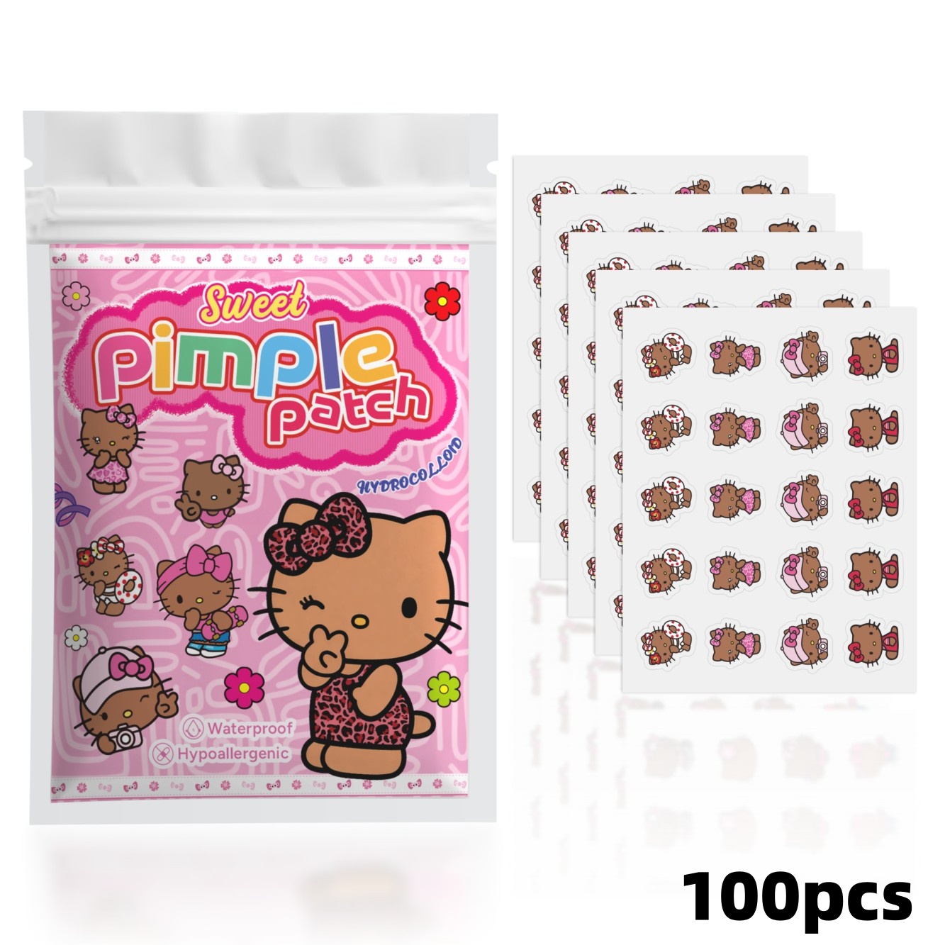 100PCS Adesivos para Acne Hell - Hydrocolloid Pimple Patch avaliação e preço