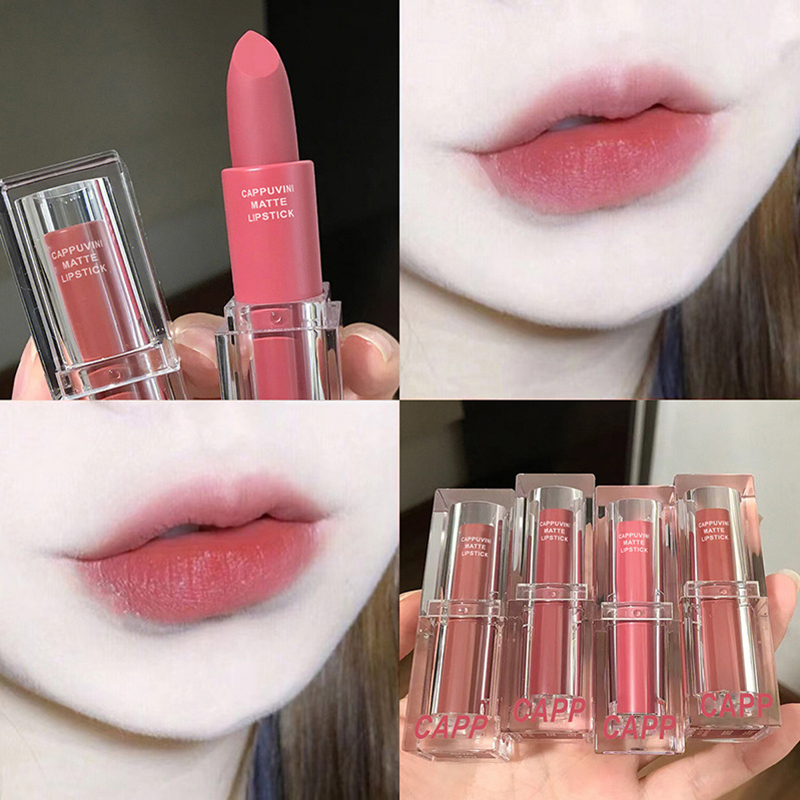 Batom acrílico transparente 6  - Matte Velvet Lip Tint Long Lasting avaliação e preço