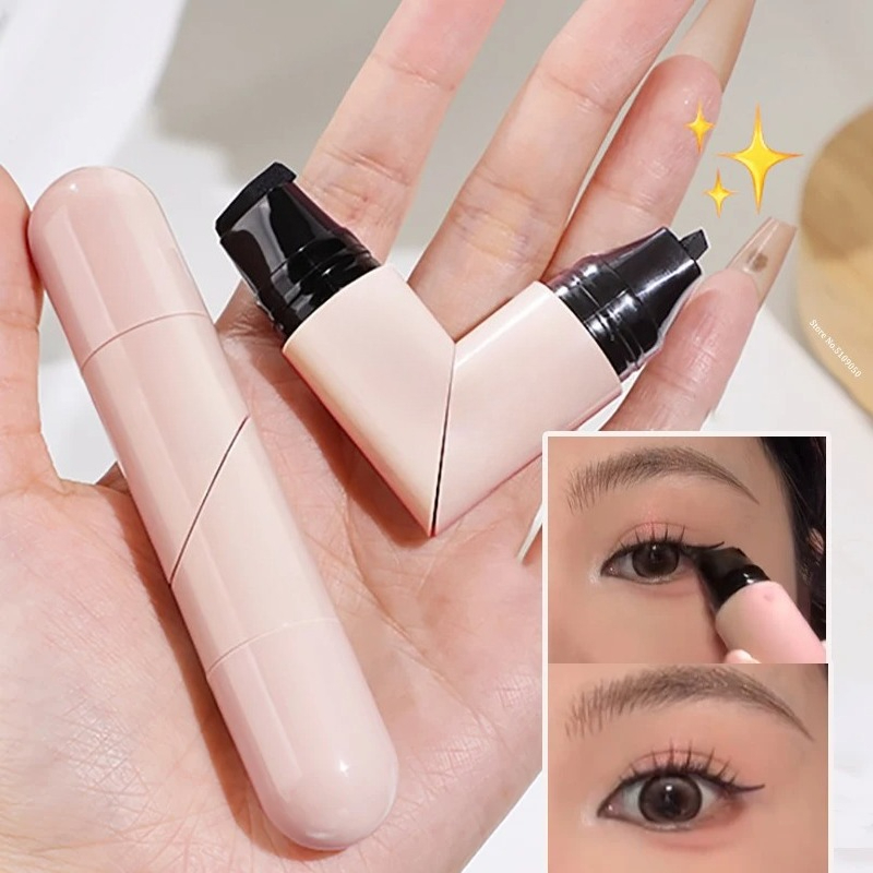 1pc girar delineador selo inte - Waterproof Liquid Eyeliner Pen avaliação e preço