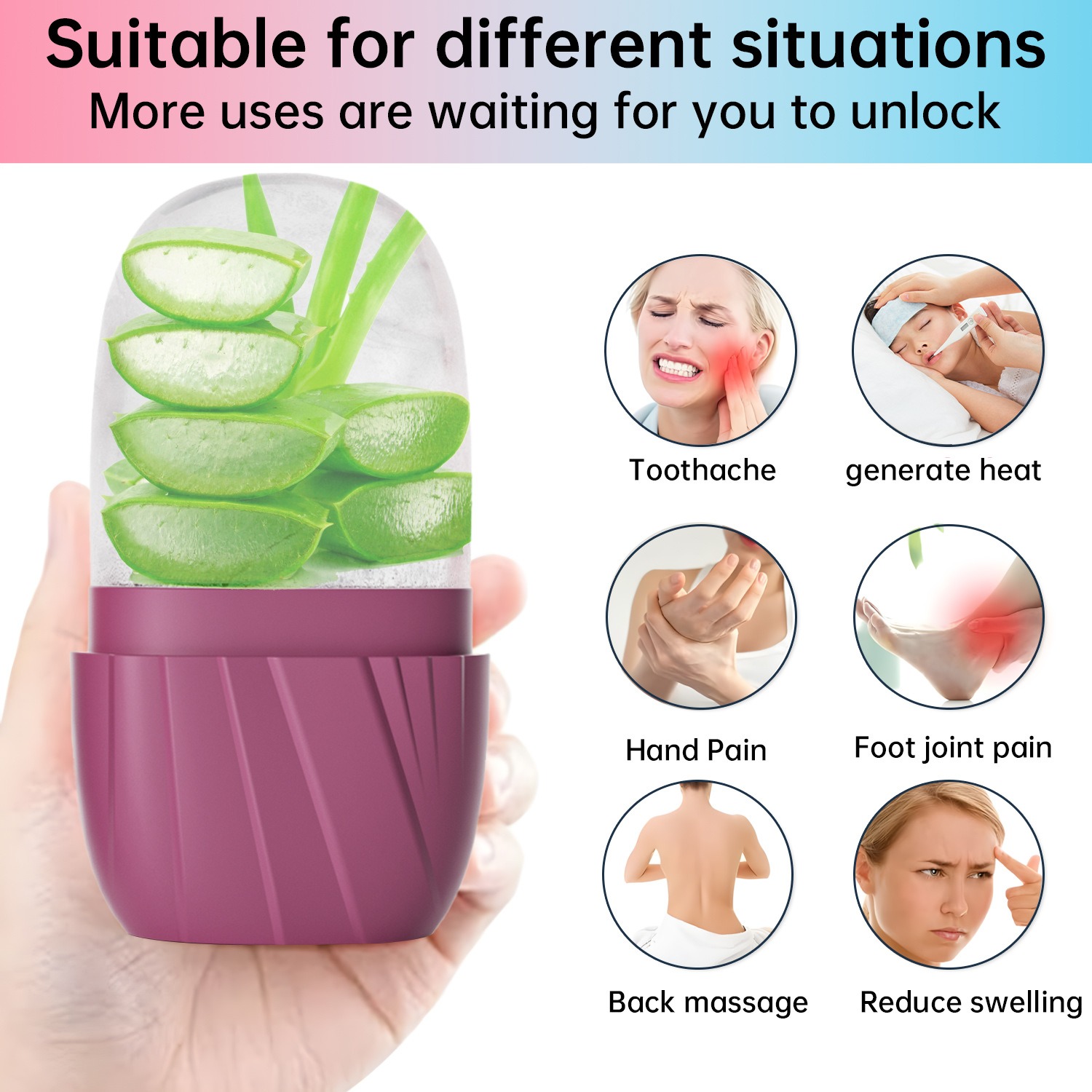 Molde de Gelo Facial Estético  - Face Ice Roller Puffiness avaliação e preço