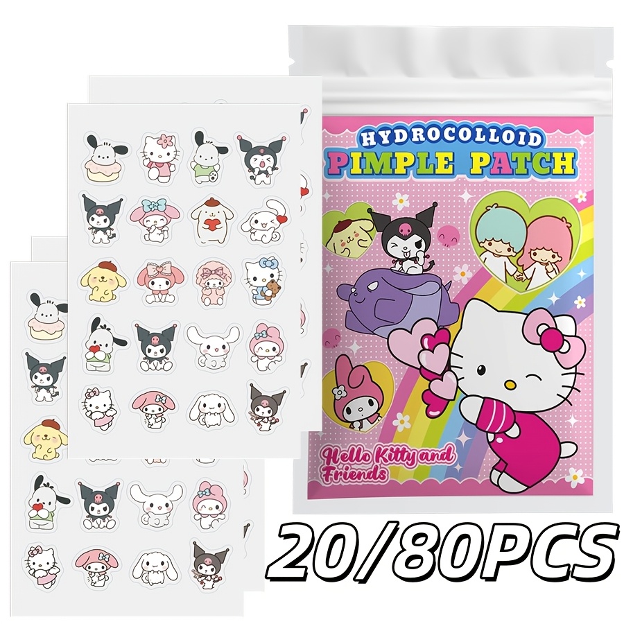 20/80PCS Sanrio Hello Kitty Ad - Hydrocolloid Pimple Patch avaliação e preço