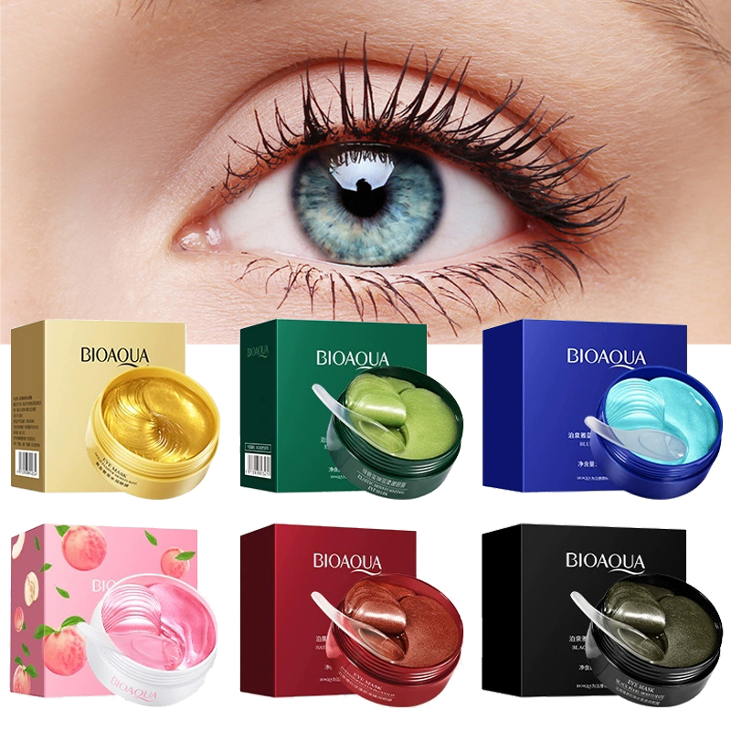 60pcs BIOAQUA Patches de Colág - Collagen Under Eye Patches avaliação e preço