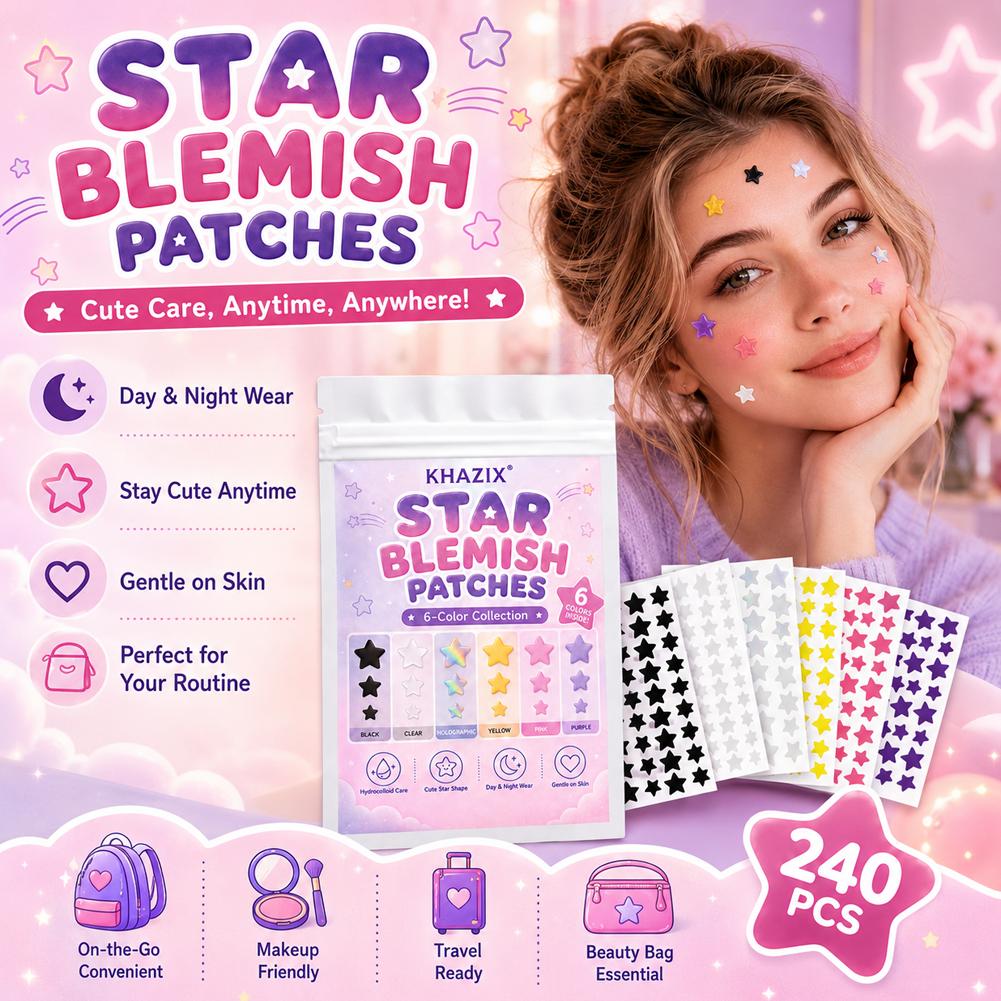 240 Adesivos Estrela para Espi - Hydrocolloid Pimple Patch avaliação e preço