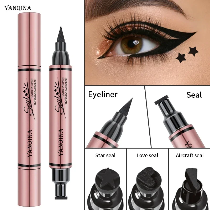 Caneta Delineadora com Carimbo - Waterproof Liquid Eyeliner Pen avaliação e preço