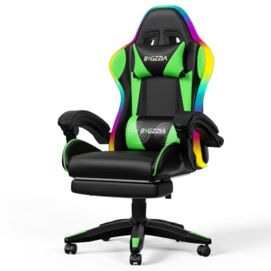 Cadeira gamer RGB com apoio pa - Massage avaliação e preço