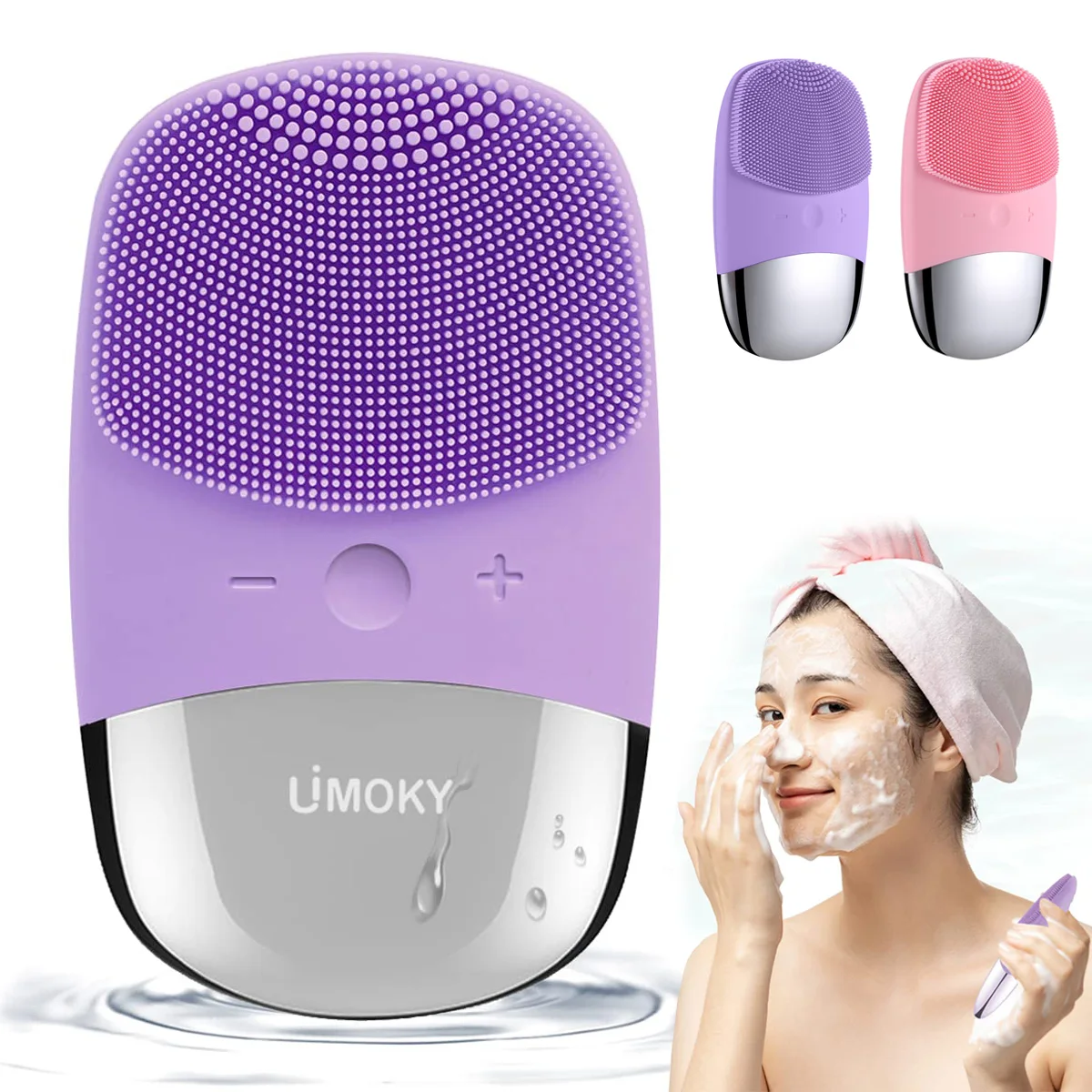 Escova elétrica facial de limp - Silicone Face Scrubber Electric avaliação e preço