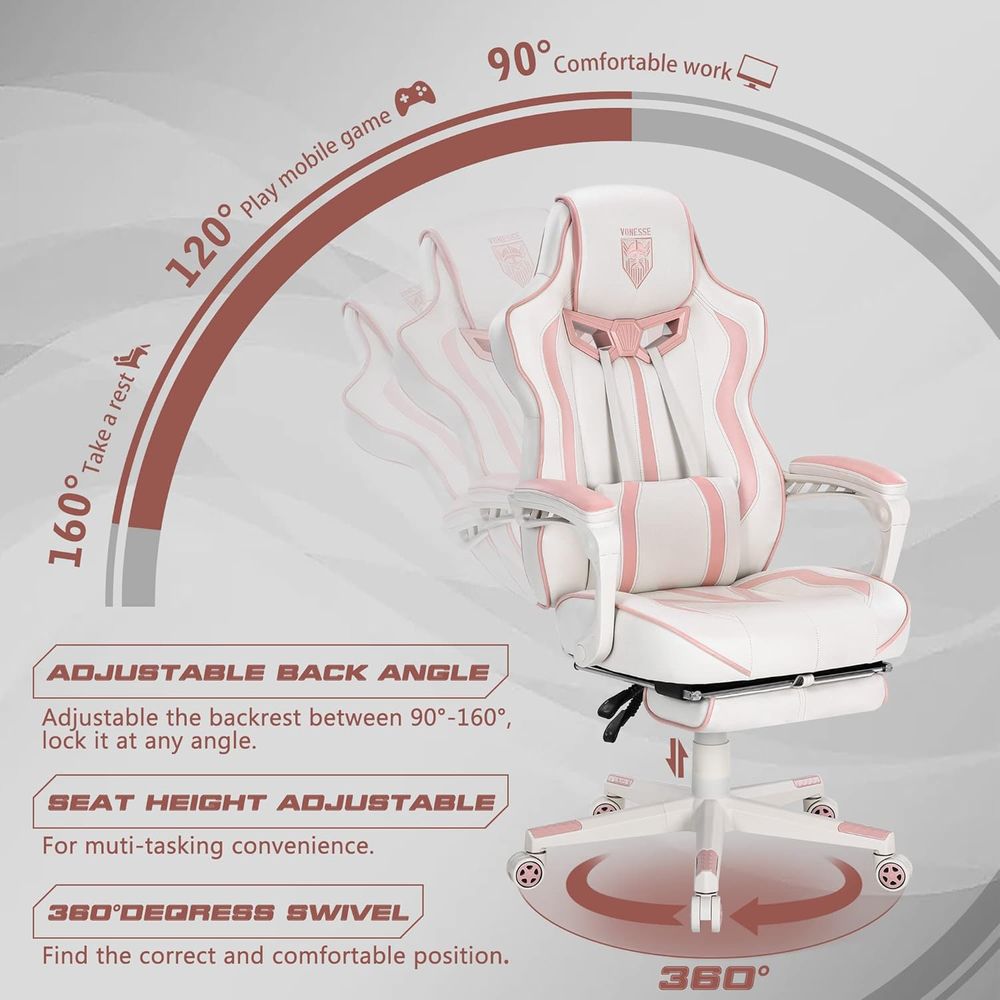 Cadeira de Jogos Ergonômica co - Massage avaliação e preço
